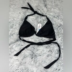 Mermaid Swimwear Black swim top size small 4/6